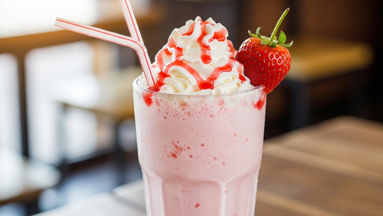 strawberry milkshake