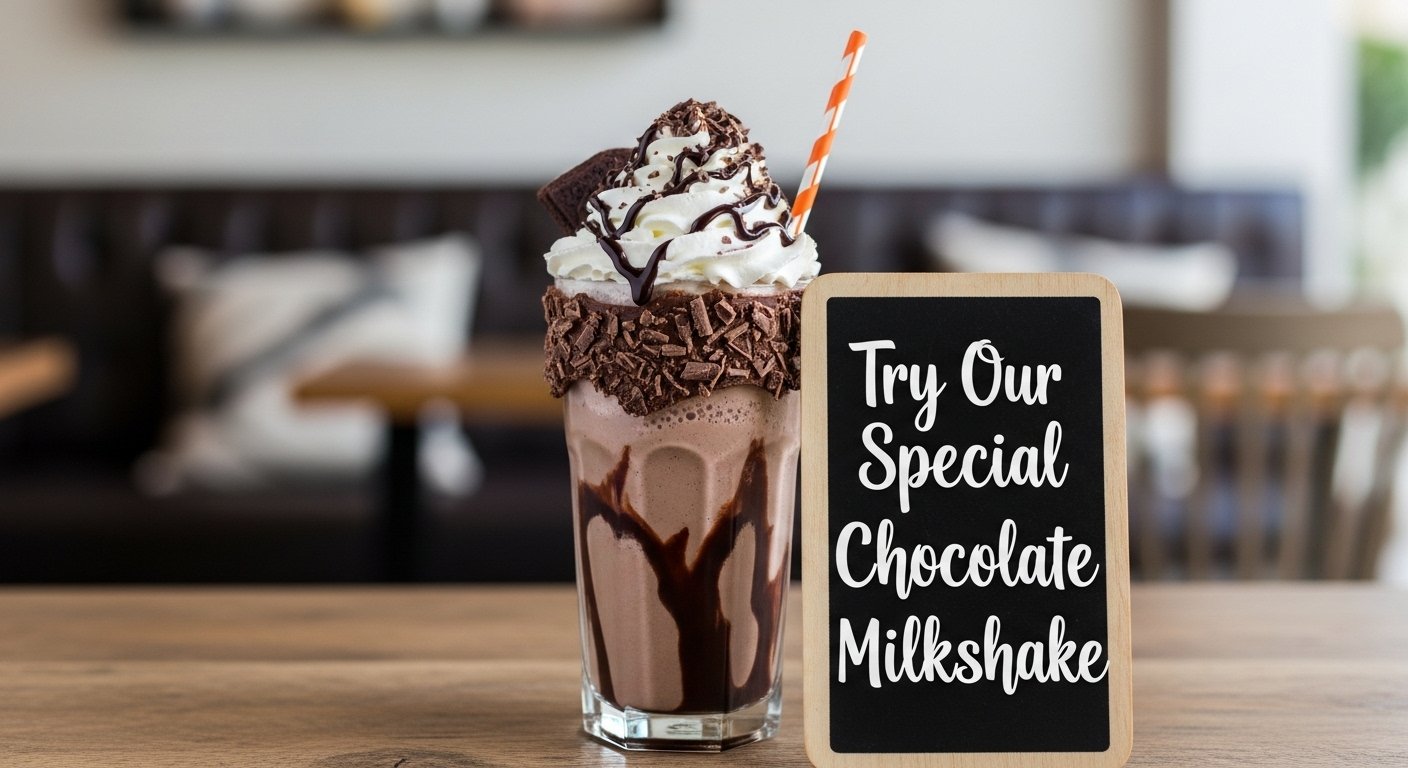 Try Our Special Chocolate Overload Milkshake