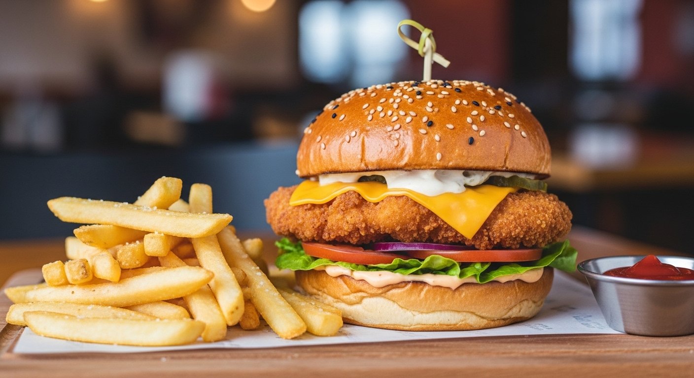 Chicken Burger with Fries: The Ultimate Crispy Combo Guide
