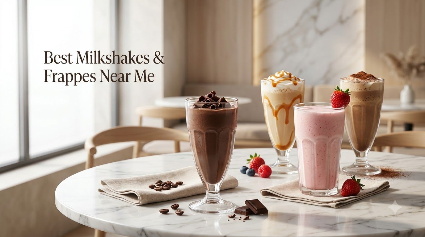 best milkshakes and frappes near me